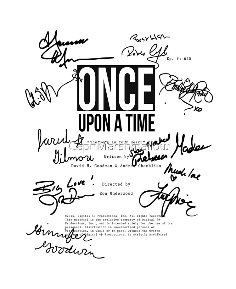 Ouat Script 6 Ipad Case Skin By Capnmarshmallow Redbubble