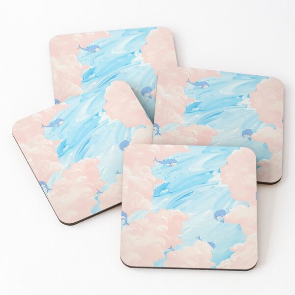 Item preview, Fluffy Sky Whales  designed and sold by Krystal  Thomas.
