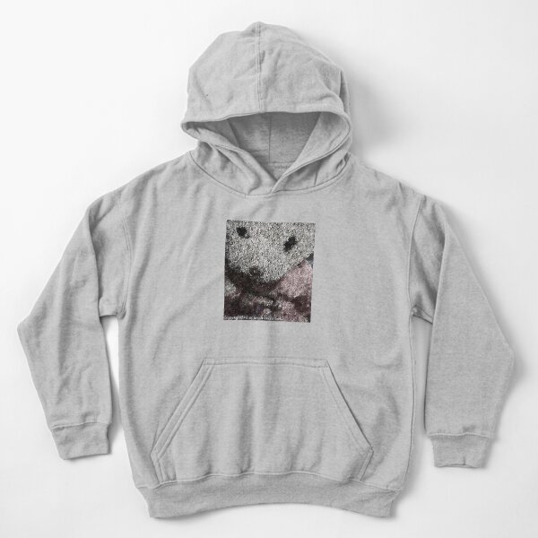 JoJo Bear in Black and White Kids Pullover Hoodie
