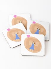 crazy ex girlfriend- season 1 (Rebecca with bagel) Coasters