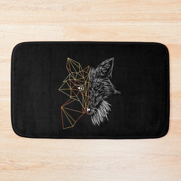 Item preview, Geometric Fox, black  designed and sold by Krystal  Thomas.