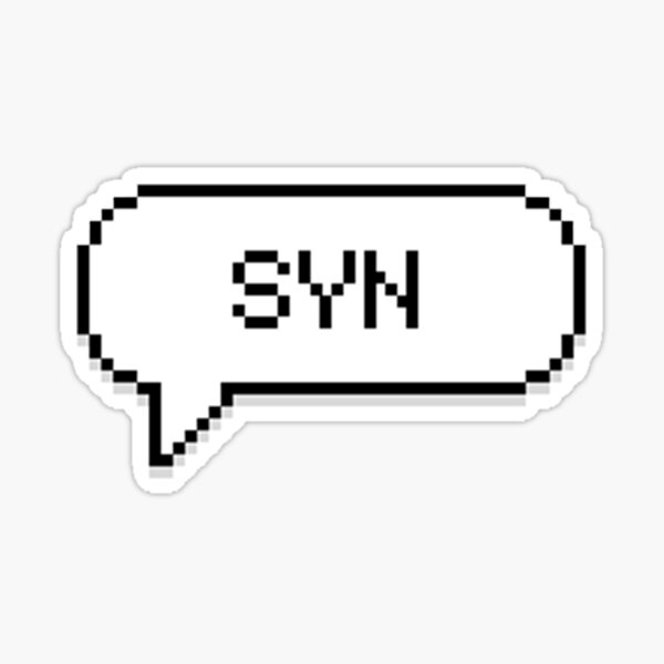 Item preview, SYN Pixel Art Speech Bubble designed and sold by AwkwardPinecone.