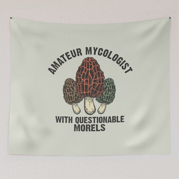 Item preview, Amateur Mycologist with Questionable Morels biology lover gift designed and sold by alenaz.