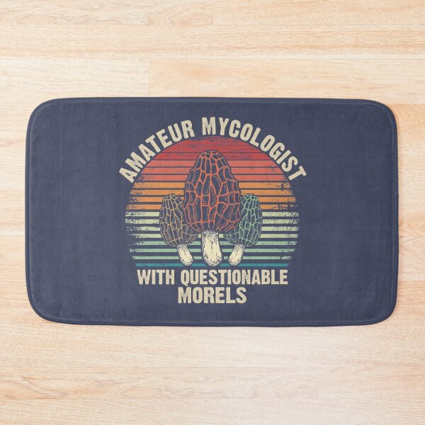 Item preview, Funny Mushroom Forager Gift Amateur Mycologist with Questionable Morels in Vintage Style designed and sold by alenaz.