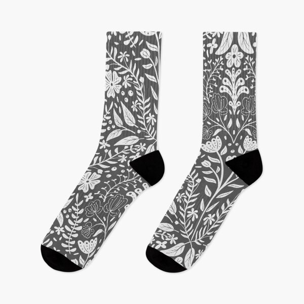 Item preview, Foliage, leaves and flowers Scallop pattern designed and sold by HannaPaulina.