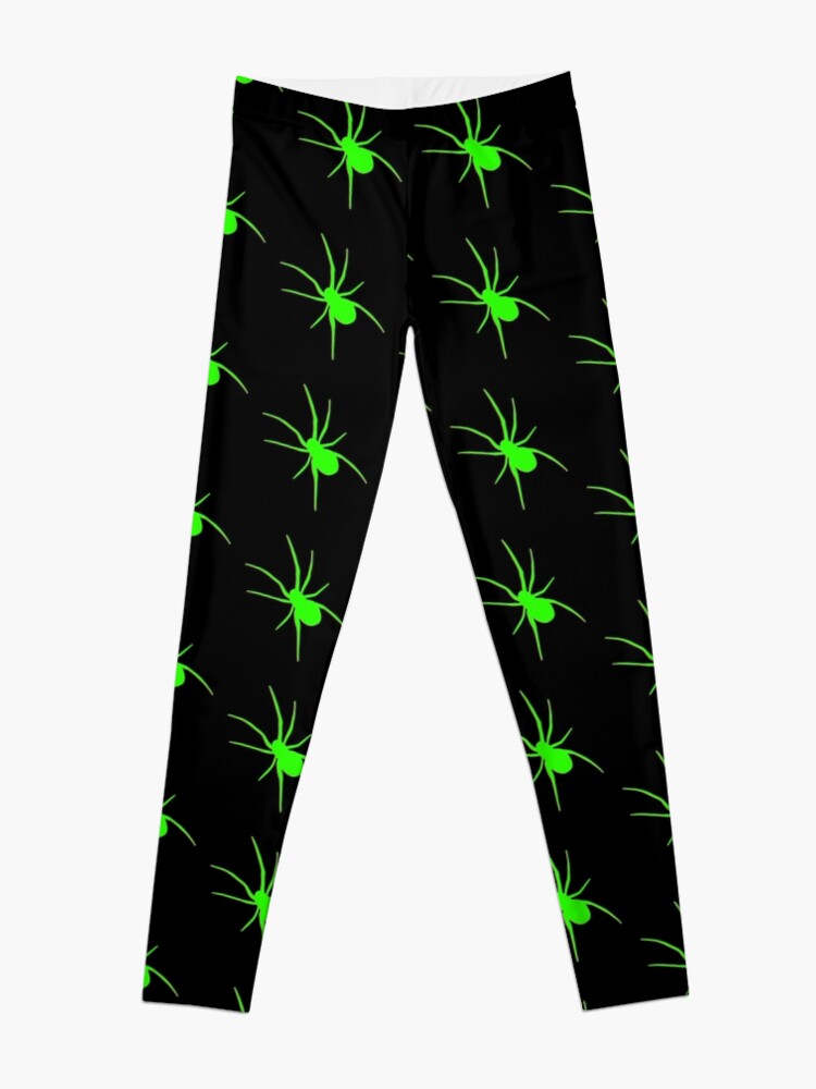 Neon Green and Pink Spider Leggings for Sale by OneThreeSix