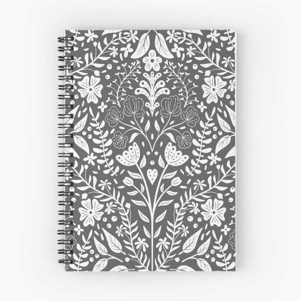 Item preview, Foliage, leaves and flowers Scallop pattern designed and sold by HannaPaulina.
