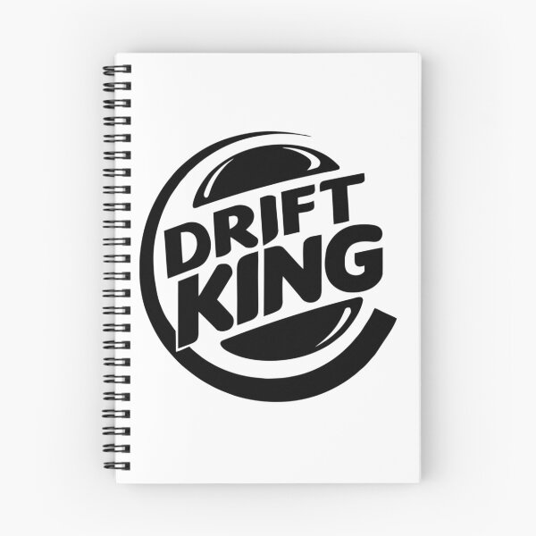 Item preview, Pegatina Drift King negra – Emblema minimalista de la cultura de carreras callejeras JDM Drift designed and sold by Road To Track.