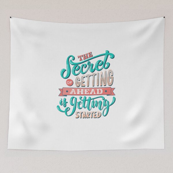 Item preview, The Secret of Getting Ahead | Life Quote designed and sold by intrique8.