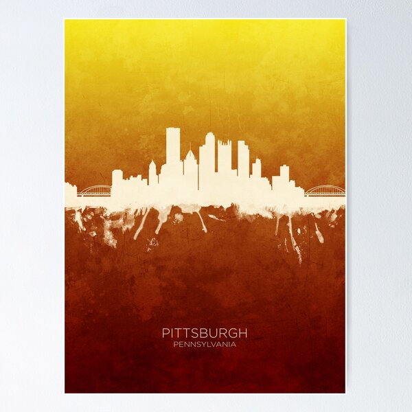 Item preview, Pittsburgh Pennsylvania Skyline designed and sold by ArtPrints.