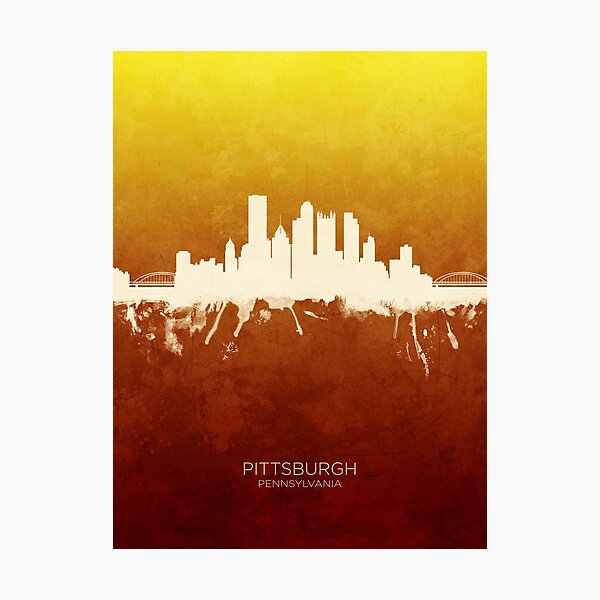 Item preview, Pittsburgh Pennsylvania Skyline designed and sold by ArtPrints.