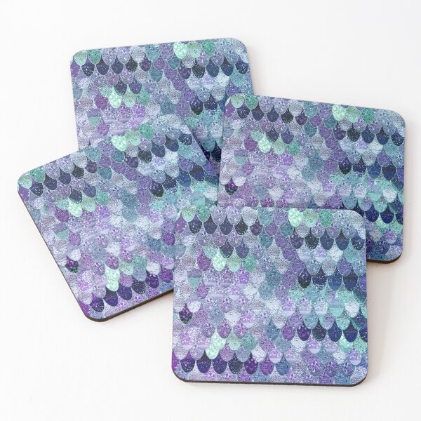 Item preview, SUMMER MERMAID PURPLE MINT GOLD by Monika Strigel designed and sold by SunlightStudios.