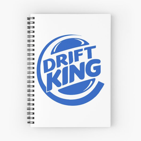 Item preview, Pegatina azul Drift King – Insignia de la cultura JDM de carreras callejeras y drifting designed and sold by Road To Track.