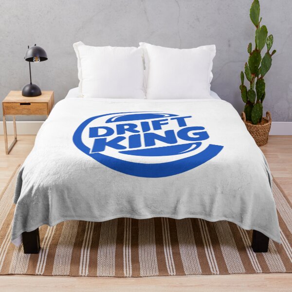 Item preview, Drift King Blue Sticker – JDM Street Racing Drift Culture Badge designed and sold by Road To Track.