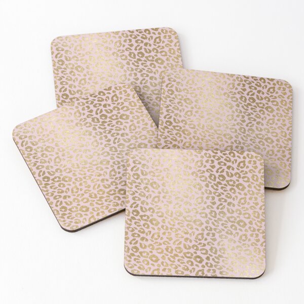 Item preview, Blush pink & gold leopard designed and sold by peggieprints.