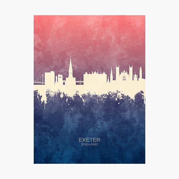 Item preview, Exeter England Skyline designed and sold by MICHAEL TOMPSETT.