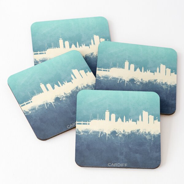 Item preview, Cardiff Wales Skyline designed and sold by ArtPrints.