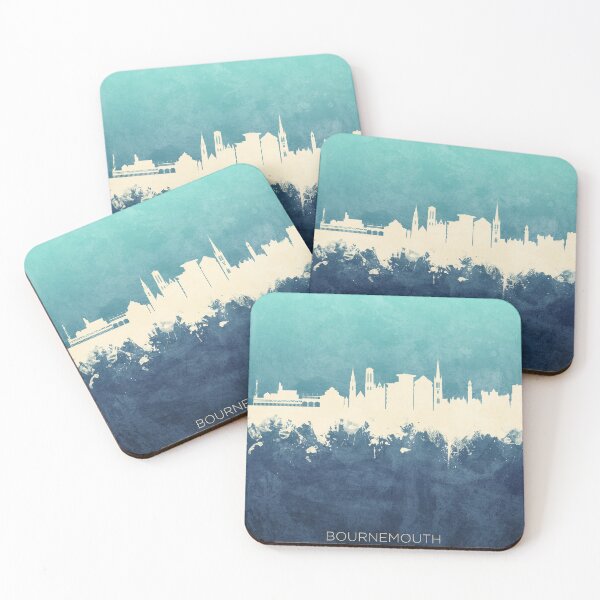 Item preview, Bournemouth England Skyline designed and sold by ArtPrints.