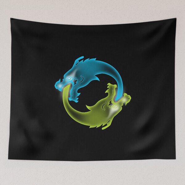 Item preview, Two Dragons, two Brothers designed and sold by Retro-Freak.