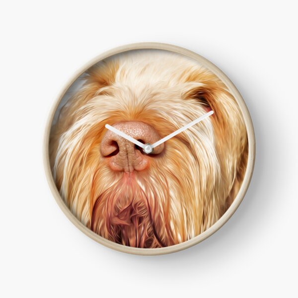 Waiting for you Spinone Clock