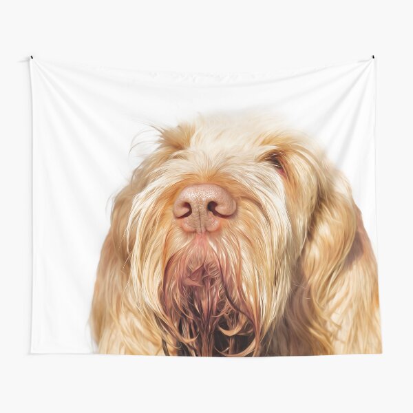 Waiting for you Spinone Tapestry
