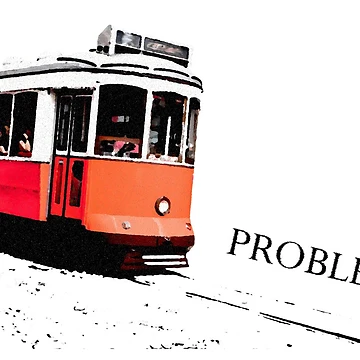 Artwork thumbnail, Trolley problem by PatPatPatterns