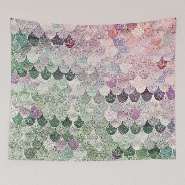 Item preview, SUMMER MERMAID SAGE AND POPPY by Monika Strigel designed and sold by SunlightStudios.