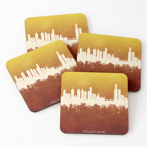 Item preview, Melbourne Australia Skyline designed and sold by ArtPrints.