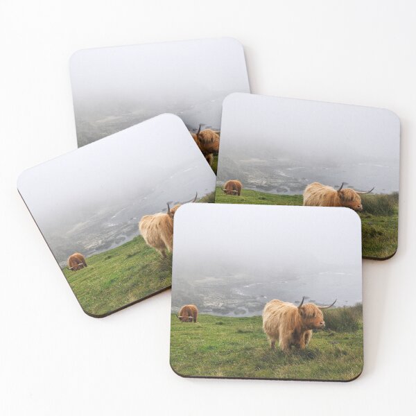 Item preview, Highland cows on the misty coast of Islay, Scotland designed and sold by Richard Flint.