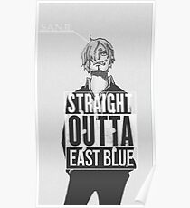 Sanji "Straight Outta East Blue" Poster