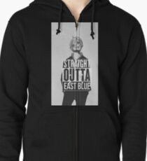 Sanji "Straight Outta East Blue" Zipped Hoodie
