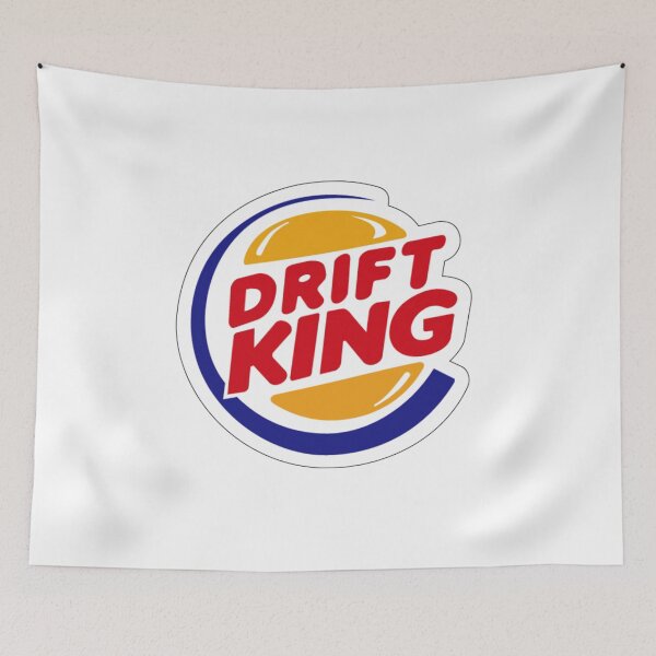 Item preview, Drift King Sticker - JDM Drift Culture Performance Racing Design designed and sold by Road To Track.