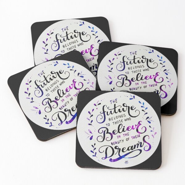 Item preview, The future belongs to those who believe in the beauty of their dreams (Indigo) designed and sold by RiamiLoray.