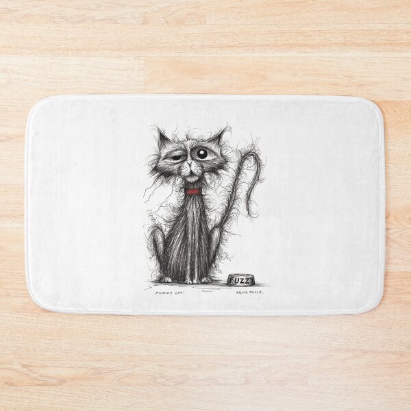 Item preview, Fuzzy cat designed and sold by Keith Mills.