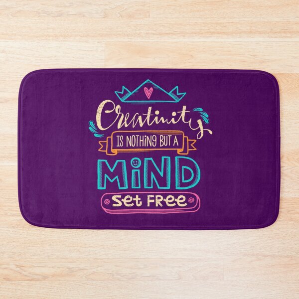 Item preview, Creativity is nothing but a mind set free | Life Quote designed and sold by intrique8.