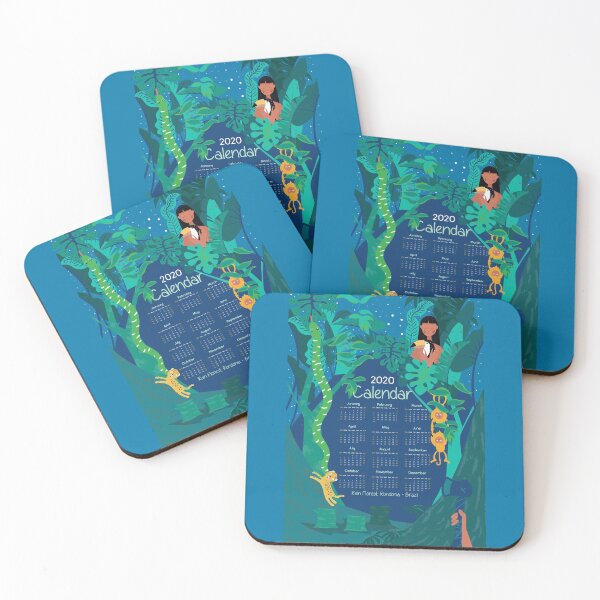 Item preview, Save Brazilian Rain Forest 2020 Jungle Calendar designed and sold by Lady Bruniere.