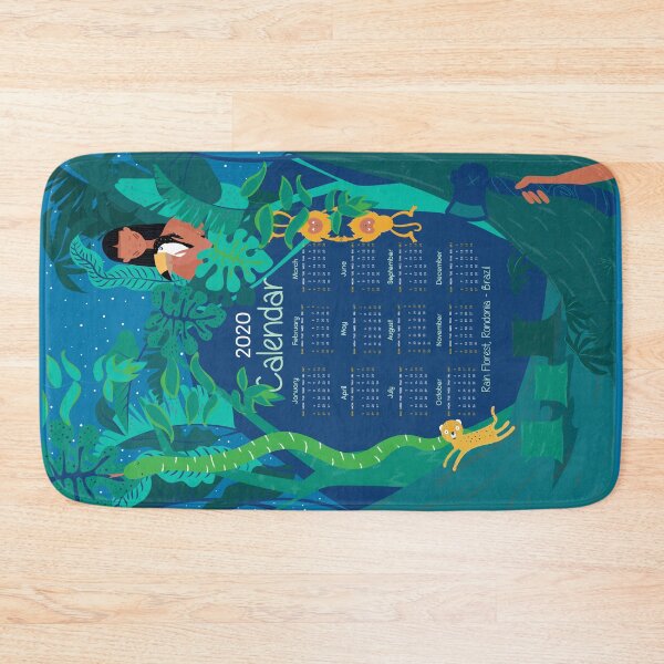 Item preview, Save Brazilian Rain Forest 2020 Jungle Calendar designed and sold by Lady Bruniere.