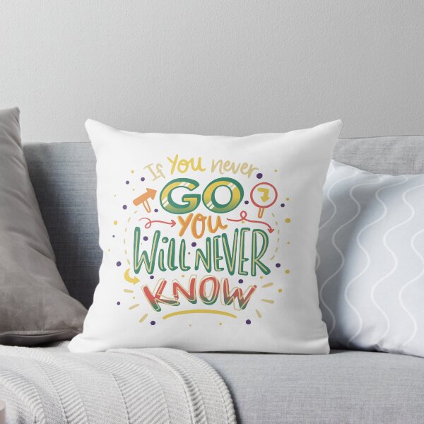 Item preview, If You Never Go You Will Never Know | Travel Quote designed and sold by intrique8.