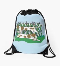 German Shorthaired Pointer Drawstring Bag