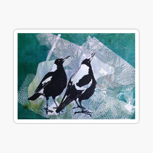 Item preview, Magpies designed and sold by Karen  Neal.