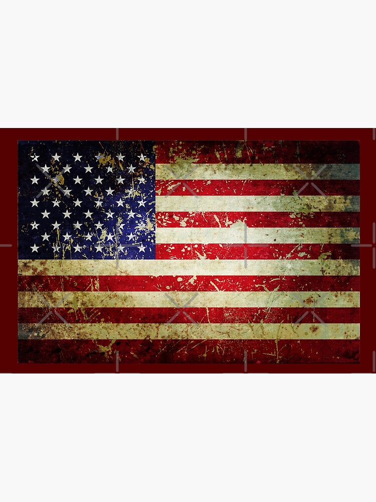 American Flag - Grunge Vintage Aged US Flag by itsjensworld