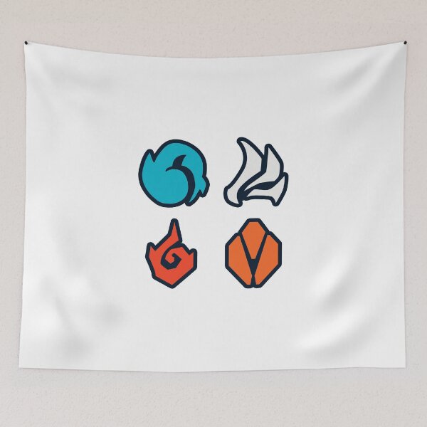 Item preview, Elemental Dragons designed and sold by frozenanomaly.