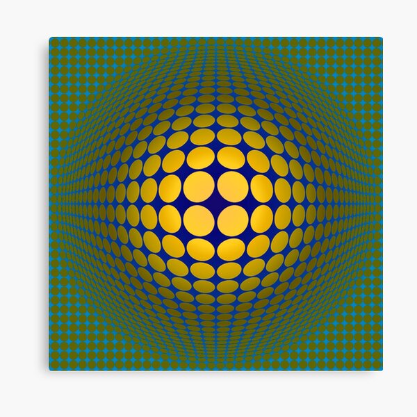 Aperçu de l'œuvre  Victor Vasarely Hommage 22 créée et vendue par Nicolas Roughton.