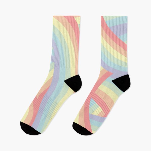 Item preview, Pretty Pastel Rainbow Stripes Pattern designed and sold by itsjensworld.
