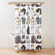 Cats Cats Cats Shower Curtain