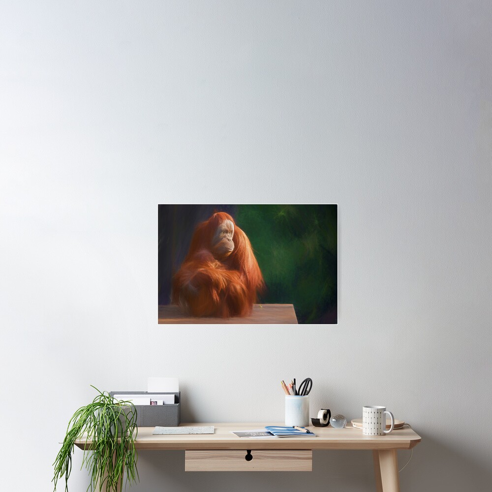 Dinner Time (digital painting) Poster