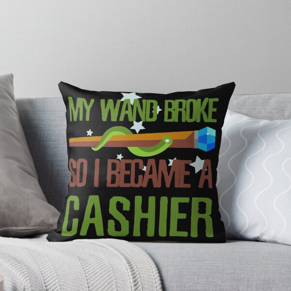 Item preview, My wand broke so I became a cashier person designed and sold by Kam-designs.