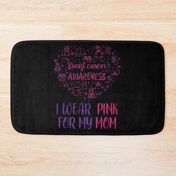 Item preview, I Wear Pink For My Mom - Breast Cancer Awareness with Heart gift for Mother Stepmom Mother-in-law Grandma Aunt Daughter Wife Girlfriends Sister... designed and sold by Dolphin Graphic.