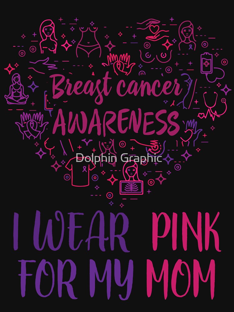 I Wear Pink For My Mother In Law Breast Cancer Awareness Tee Shirt