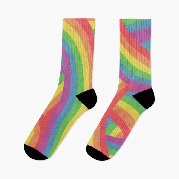 Item preview, Faded Sun-Bleached Rainbow Stripes Pattern designed and sold by itsjensworld.